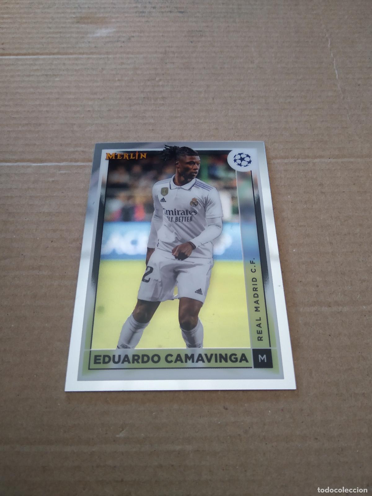 Fu&szlig;ball-Sticker: 121 CAMAVINGA REAL MADRID CROMO FUTBOL MERLIN TOPPS CHROME 22-23 CLUB COMPETITIONS 2022-2023