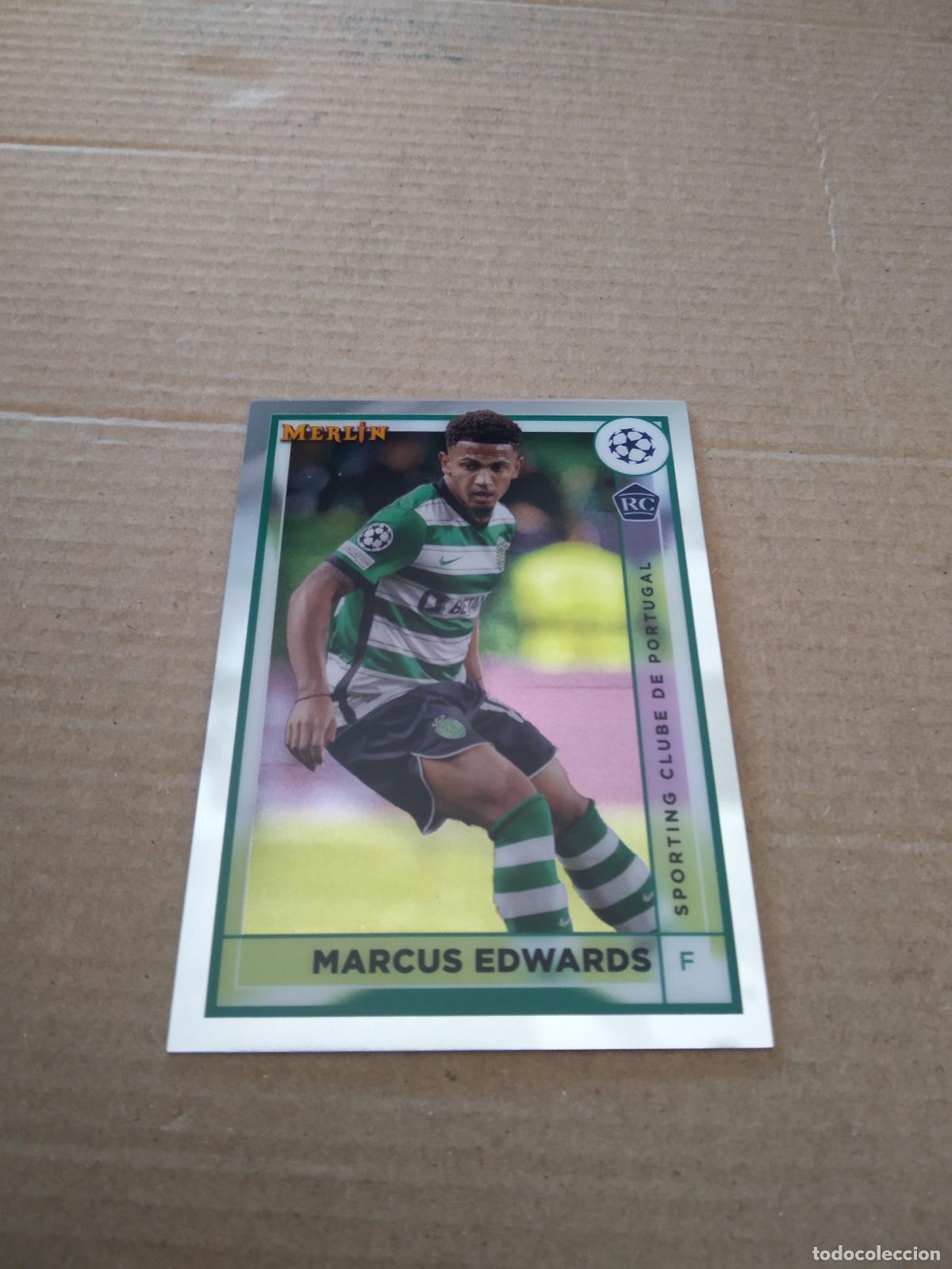 Fu&szlig;ball-Sticker: 126 MARCUS EDWARDS SPORTING CROMO FUTBOL MERLIN TOPPS CHROME 22-23 CLUB COMPETITIONS 2022-2023