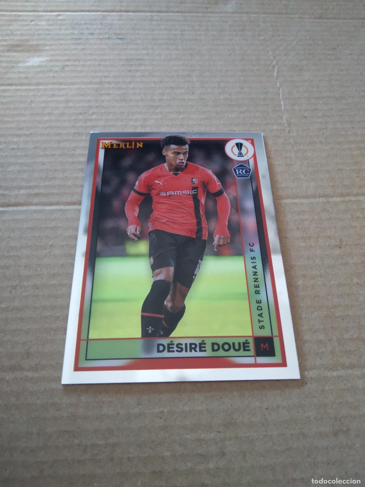 Football Stickers: 133 DESIRE DOUE ROOKIE RENNAIS CROMO FUTBOL MERLIN TOPPS CHROME 22-23 CLUB COMPETITIONS 2022-2023