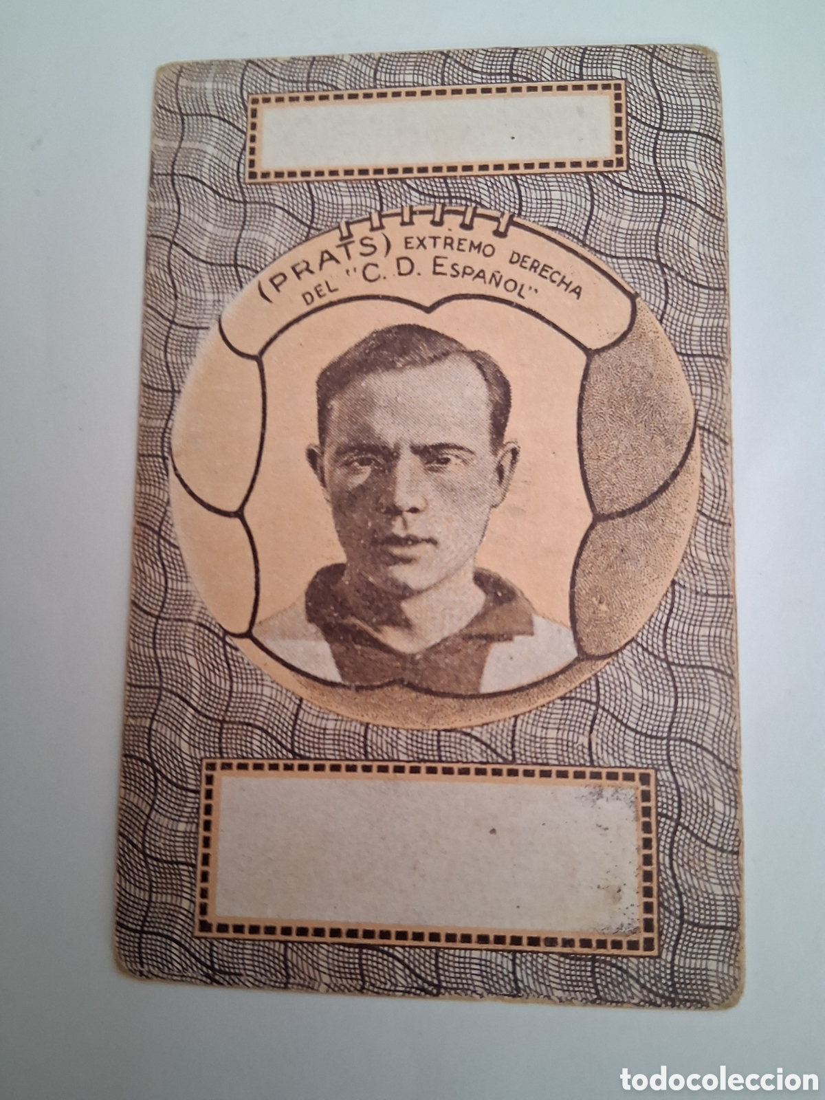 Cromos de f&uacute;tbol: RCD ESPANYOL. PITUS PRAT. - Foto 1