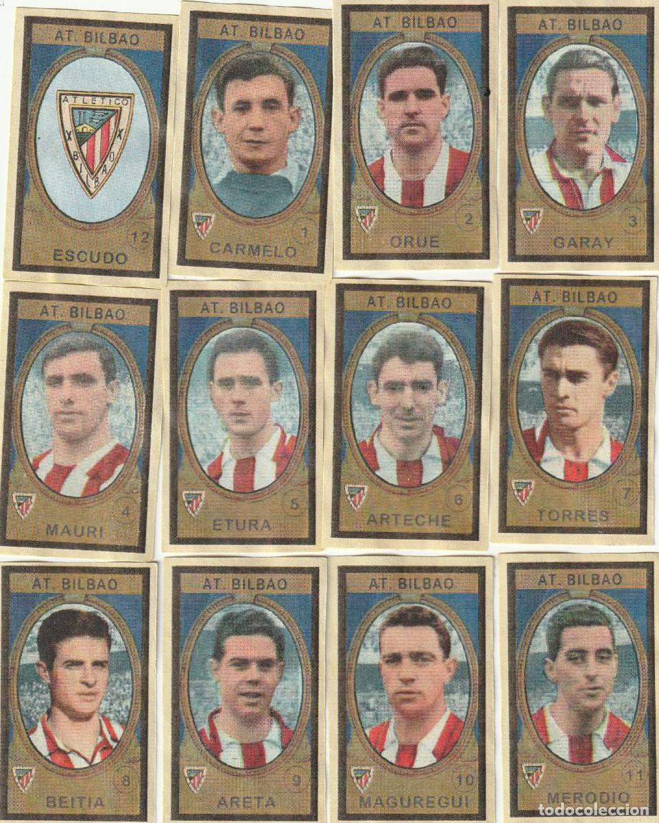 Cromos de F&uacute;tbol: 10602 - 12 CROMOS NUEVOS LIGA 1959 TURRONES GALIANA -ATHLETIC DE BILBAO-EQUIPO COMPLETO