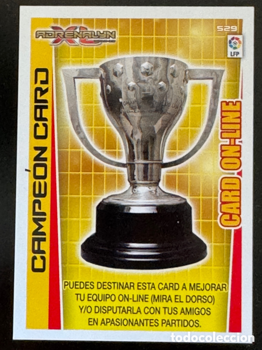 Cartes &agrave; collectionner de Football: Campeon Card Card on line Adrenalyn 2012/13