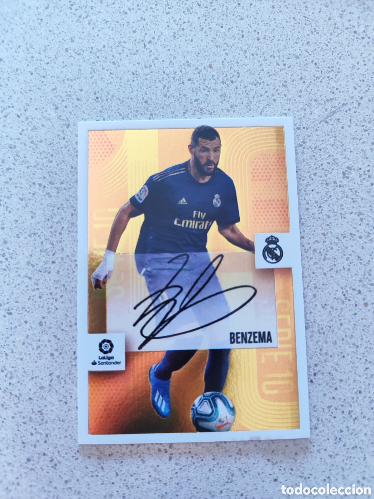Cromos de F&uacute;tbol: CROMO LIGA ESTE 20/21 BENZEMA REAL MADRID SERIE 10