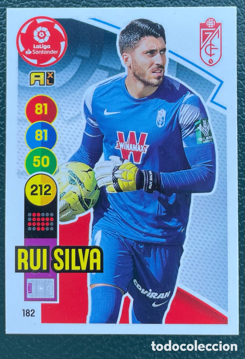 Football Stickers: 182 RUI SILVA GRANADA CF FICHAS ALBUM ADRENALYN XL 2020 2021 20 21 PANINI