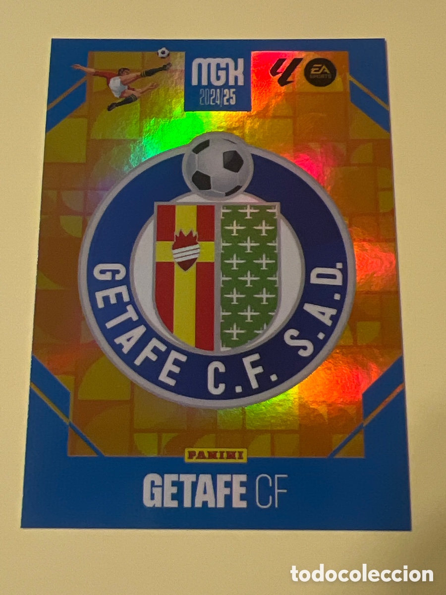Figurine di Calcio: A189. 145 ESCUDO GETAFE CF FICHAS ALBUM MEGACRACKS 2024 2025 MGK 24 25