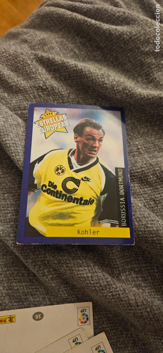 Figurine di Calcio: 19 kohler r estrellas europeas 1996 96 trading card card