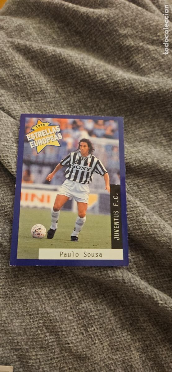 Figurine di Calcio: 24 paulo sousa juventus estrellas europeas 1996 96 trading card card