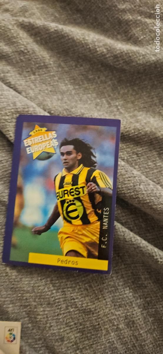 Figurine di Calcio: 28 pedros estrellas europeas 1996 96 trading card card