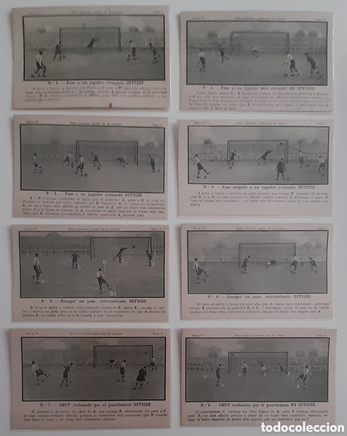 Football Stickers: FOOT-BALL ASOCIACI&Oacute;N EXTRACTO DEL REGLAMENTO DEO S.A. 1920 COLECCI&Oacute;N COMPLETA