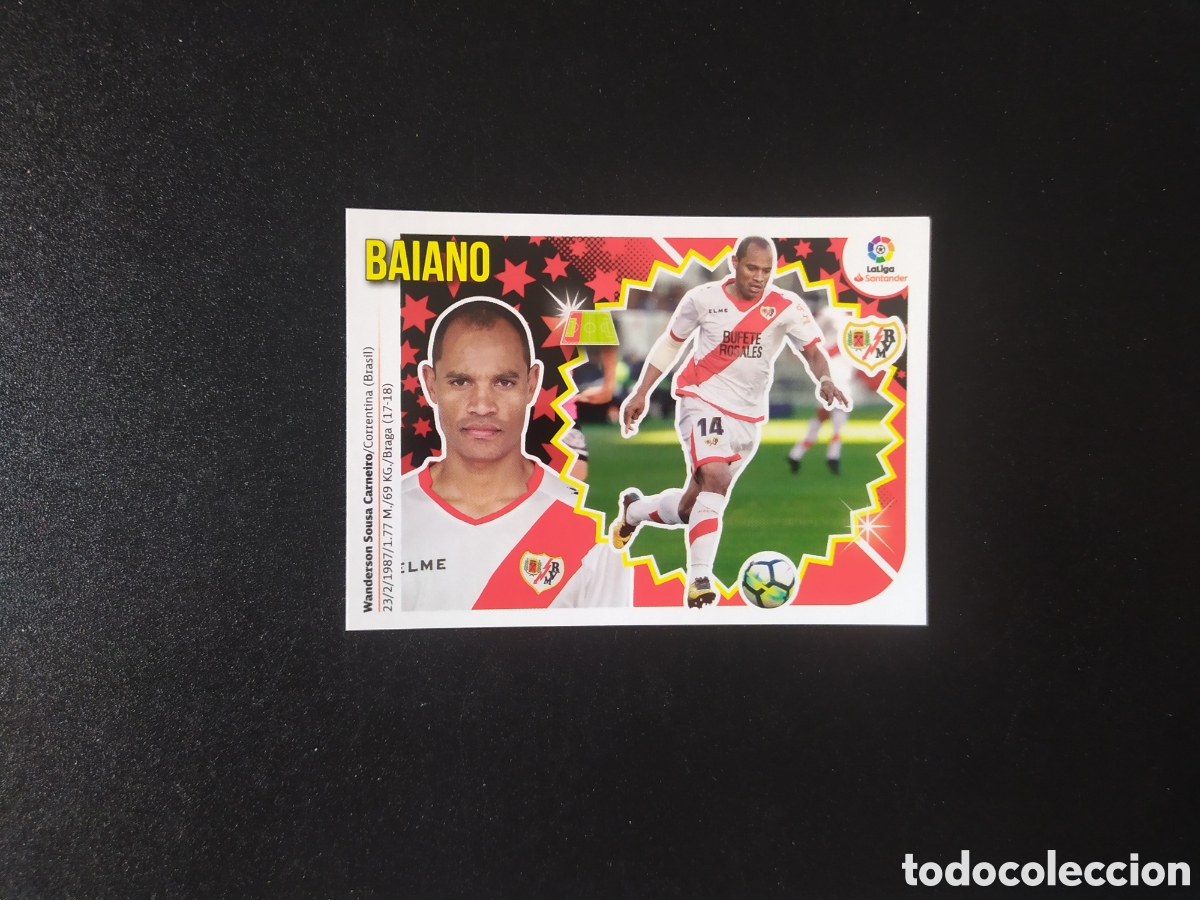 Cromos de Futebol: Liga este 2018 2019 18 19 panini Baiano n&deg; 3 Rayo Vallecano