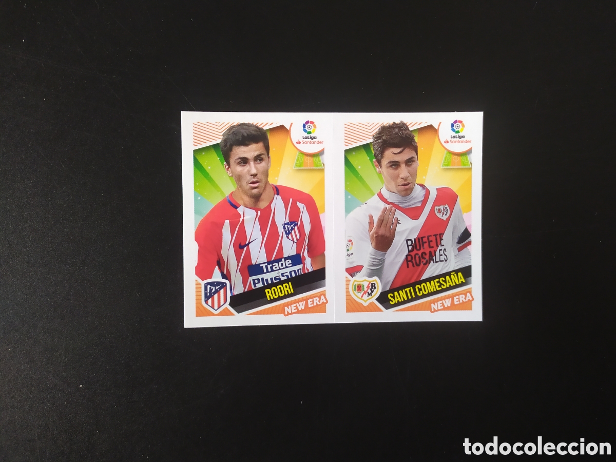 Fu&szlig;ball-Sticker: Liga este 2018 2019 18 19 panini new era n&deg; 14 Rodri Santi Comesa&ntilde;a Atl&eacute;tico Madrid Rayo Vallecano