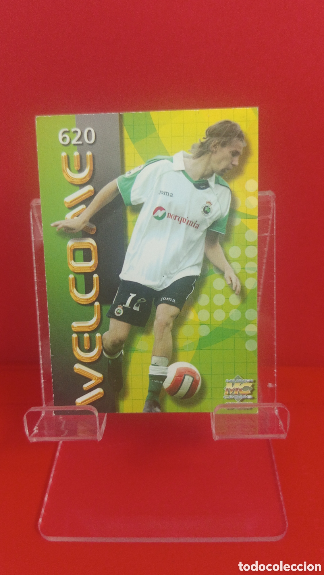 Cartes &agrave; collectionner de Football: ❇️ CROMO CARD SMOLAREK RACING DE SANTANDER 620 WELCOME FICHAS DE LA LIGA 2009 08 09 MUNDICROMO ❇️