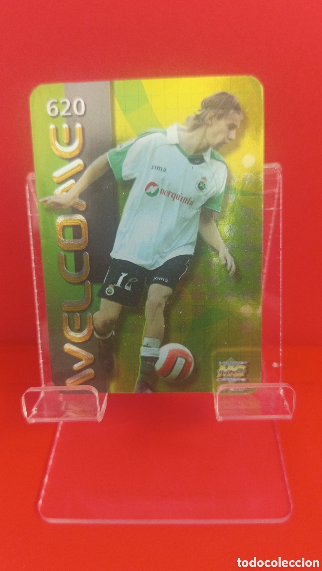 Football Stickers: ❇️ CROMO CARD SMOLAREK RACING DE SANTANDER 620 WELCOME FICHAS DE LA LIGA 2009 08 09 MUNDICROMO ❇️