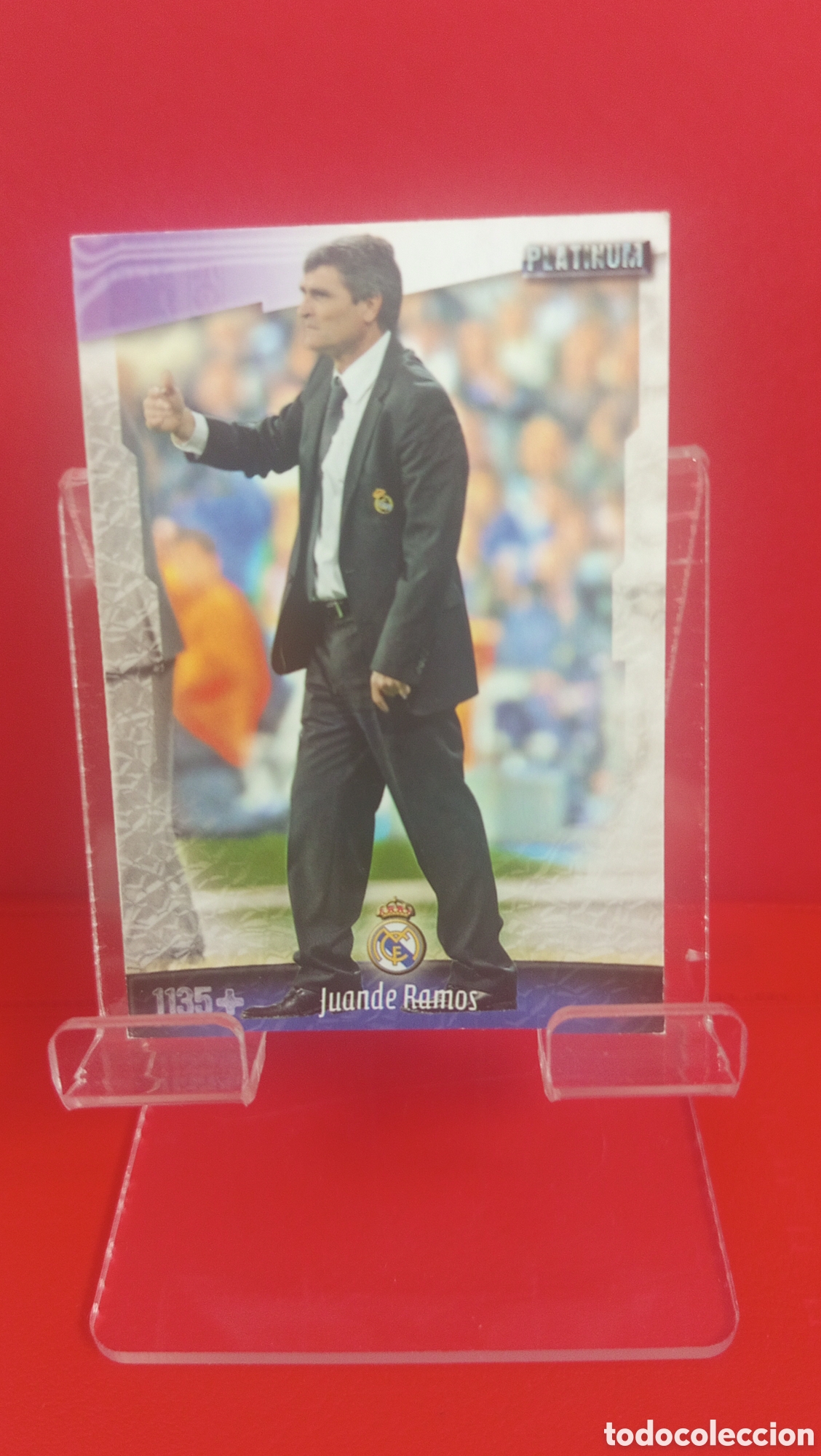 Cromos de F&uacute;tbol: ❇️ CROMO CARD JUANDE RAMOS REAL MADRID 1135 + PLATINUM FICHAS DE LA LIGA 2009 08 09 MUNDICROMO ❇️