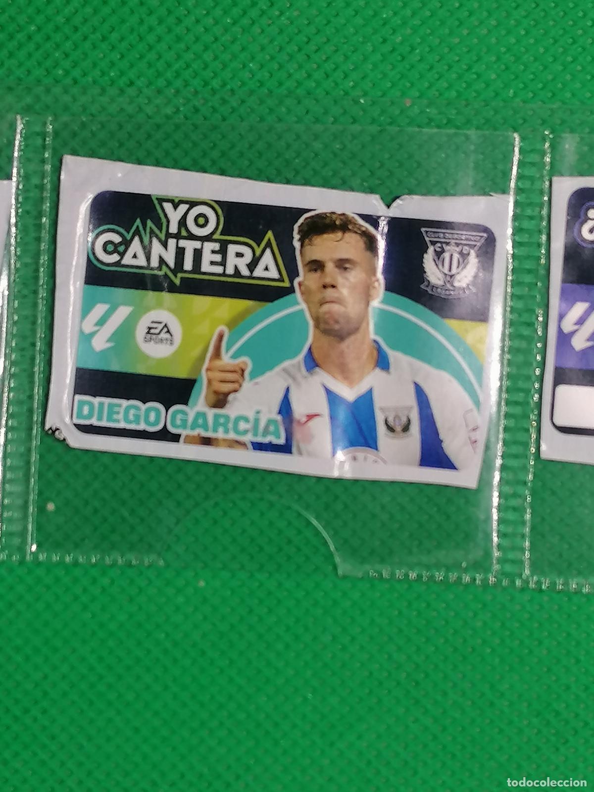 Cromos de f&uacute;tbol: DIEGO GARCIA YO CANTERA LEGANES CHICLES SIN PEGAR ⚽ PANINI LIGA ESTE 24 25 2024 2025 ⚽