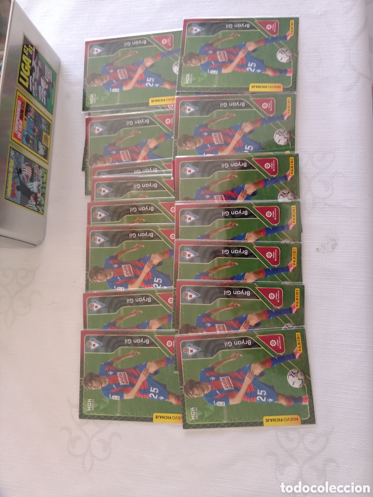 Cromos de f&uacute;tbol: Lote 20 Bryan gil megacracks - Foto 2