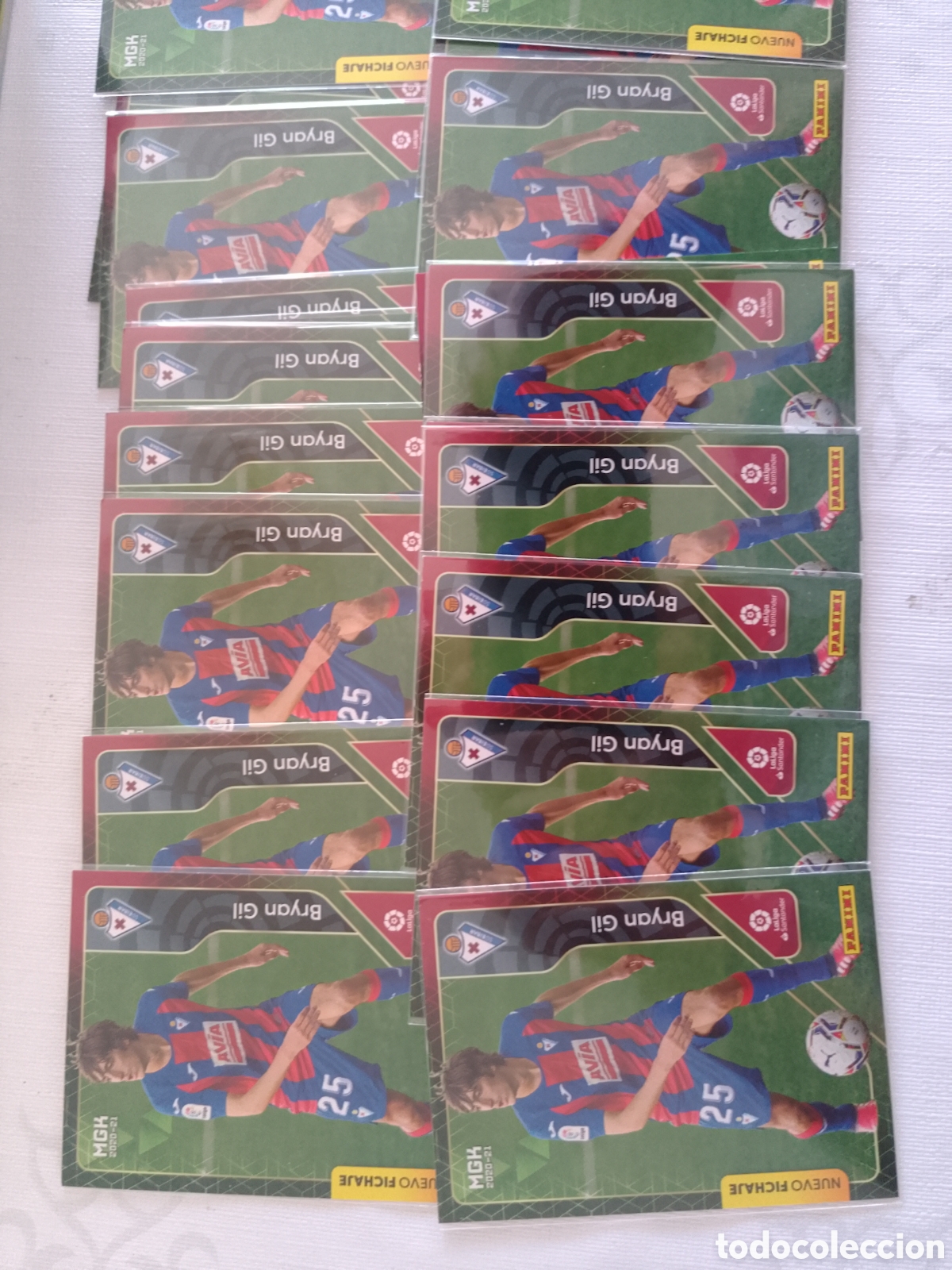 Cromos de f&uacute;tbol: Lote 20 Bryan gil megacracks - Foto 3