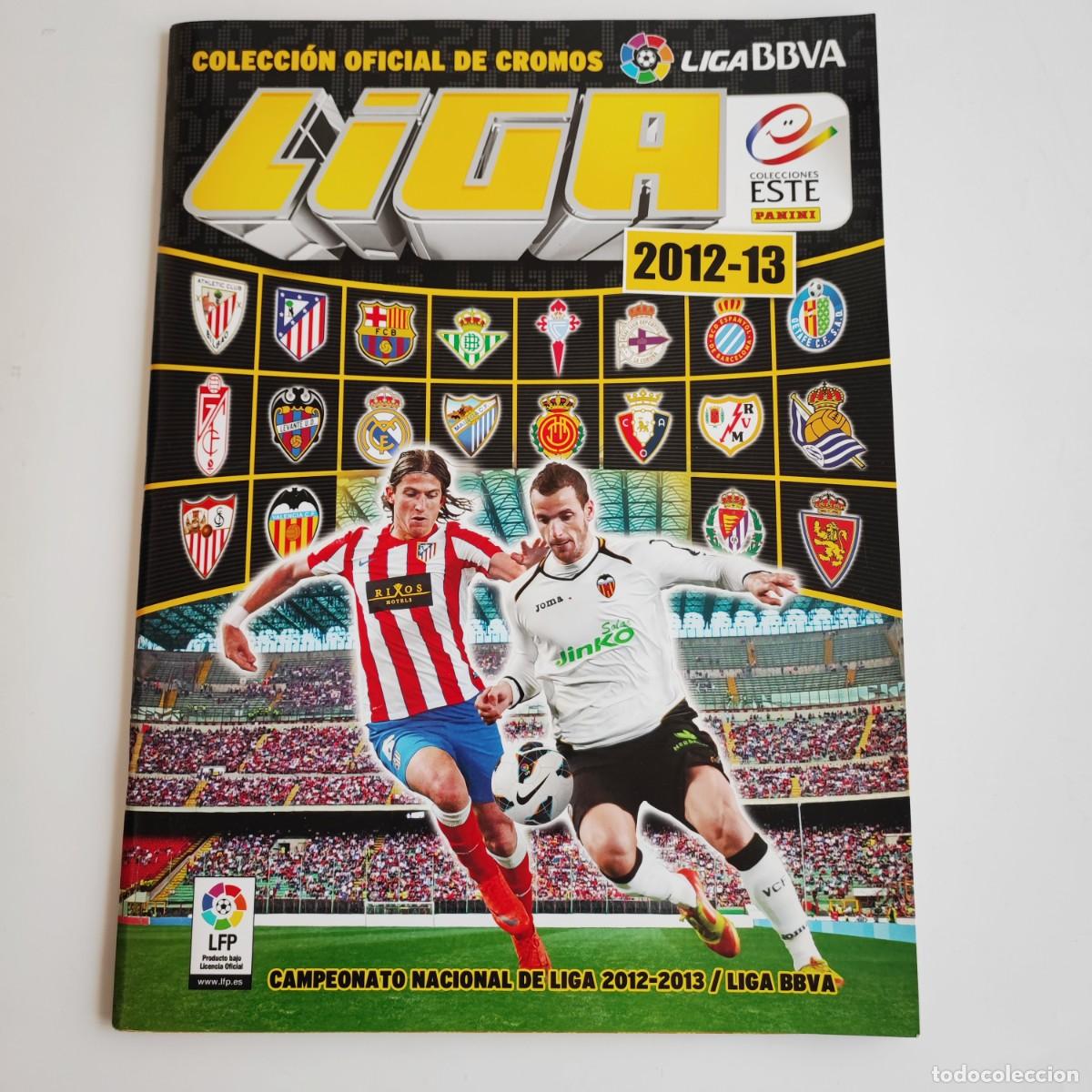 Cromos de F&uacute;tbol: &Aacute;lbum de cromos de la LIGA BBVA 2012-13 de PANINI incompleto