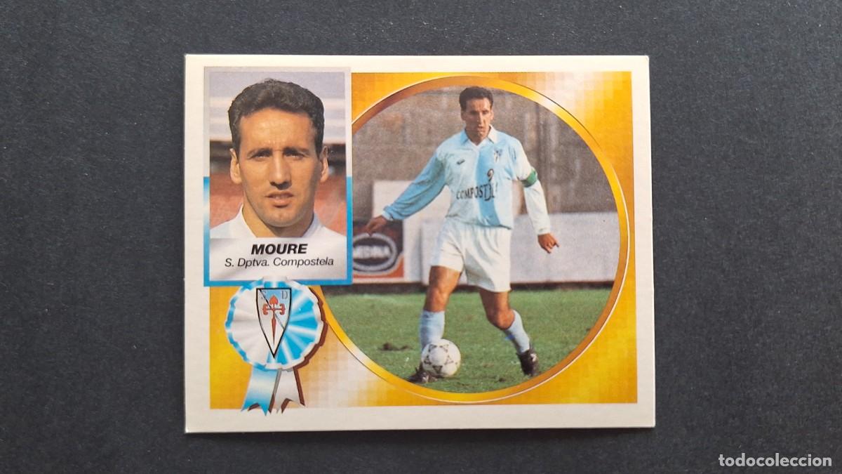 Figurine di Calcio: L2 MOURE S. D. COMPOSTELA LIGA ESTE 1994/95 94 95 NUNCA PEGADO SIN PEGAR