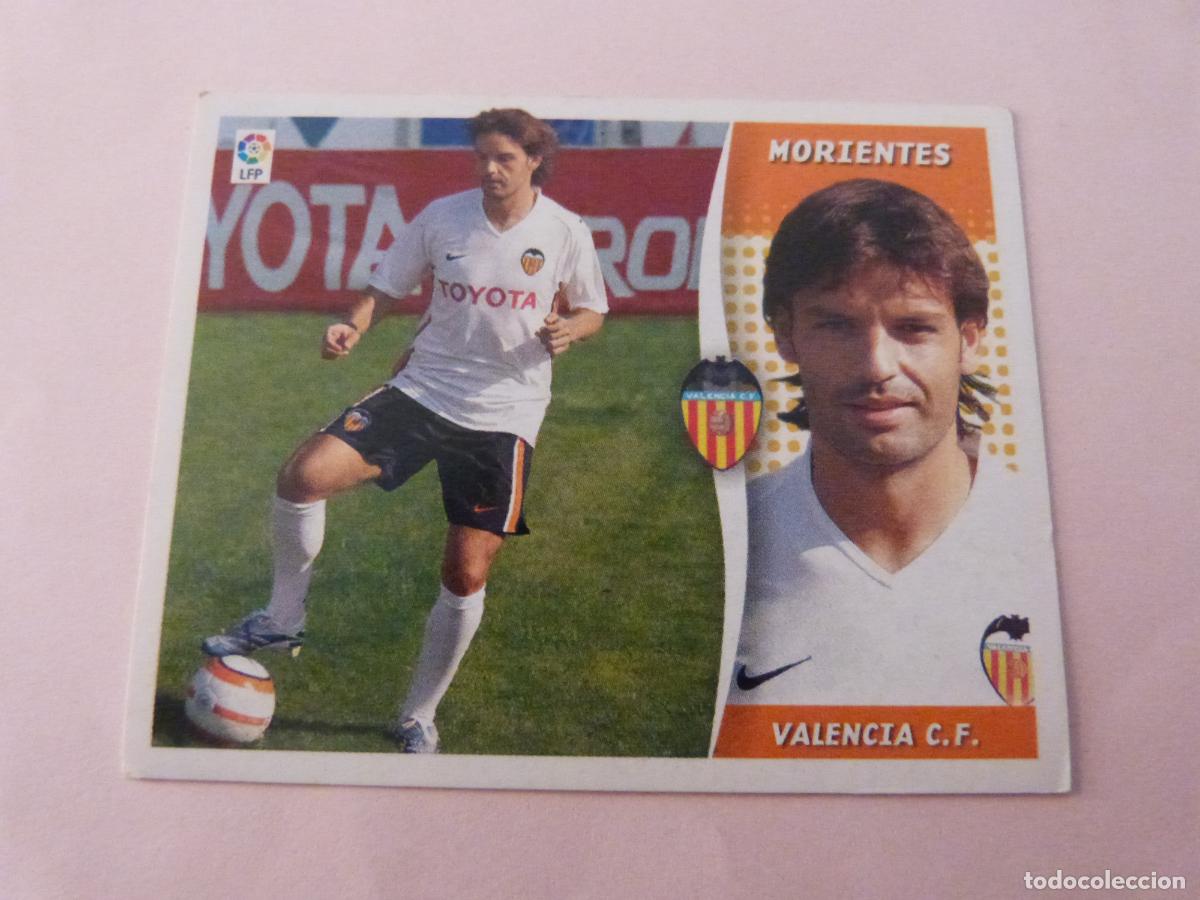 Football Stickers: CROMO FUTBOL MORIENTES VALENCIA C.F. SIN PEGAR LIGA ESTE 2006-2007/06-07