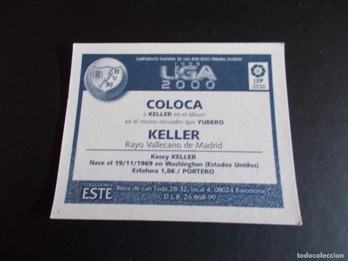 Cromos de f&uacute;tbol: ESTE 99-00 COLOCA KELLER RAYO SIN PEGAR - Foto 2