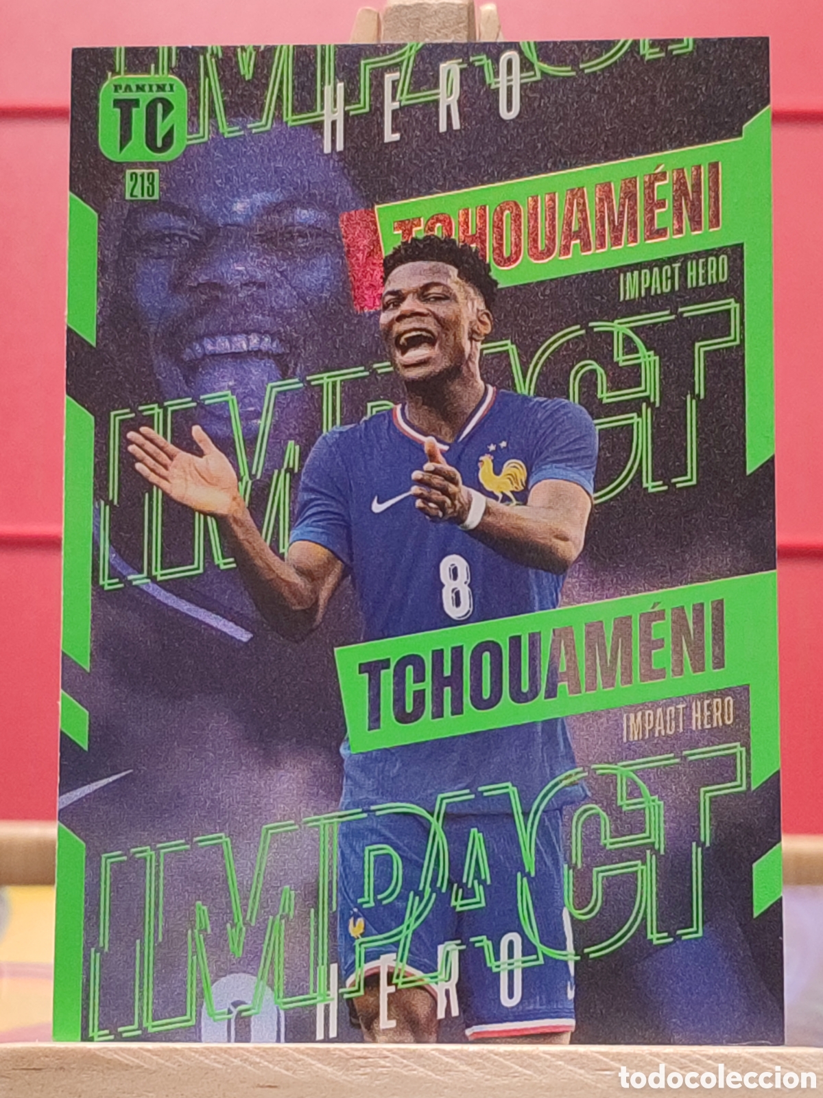 Cartes &agrave; collectionner de Football: 213 Aurelien Tchouameni (France) Impact Hero PANINI FIFA Top Class 2025
