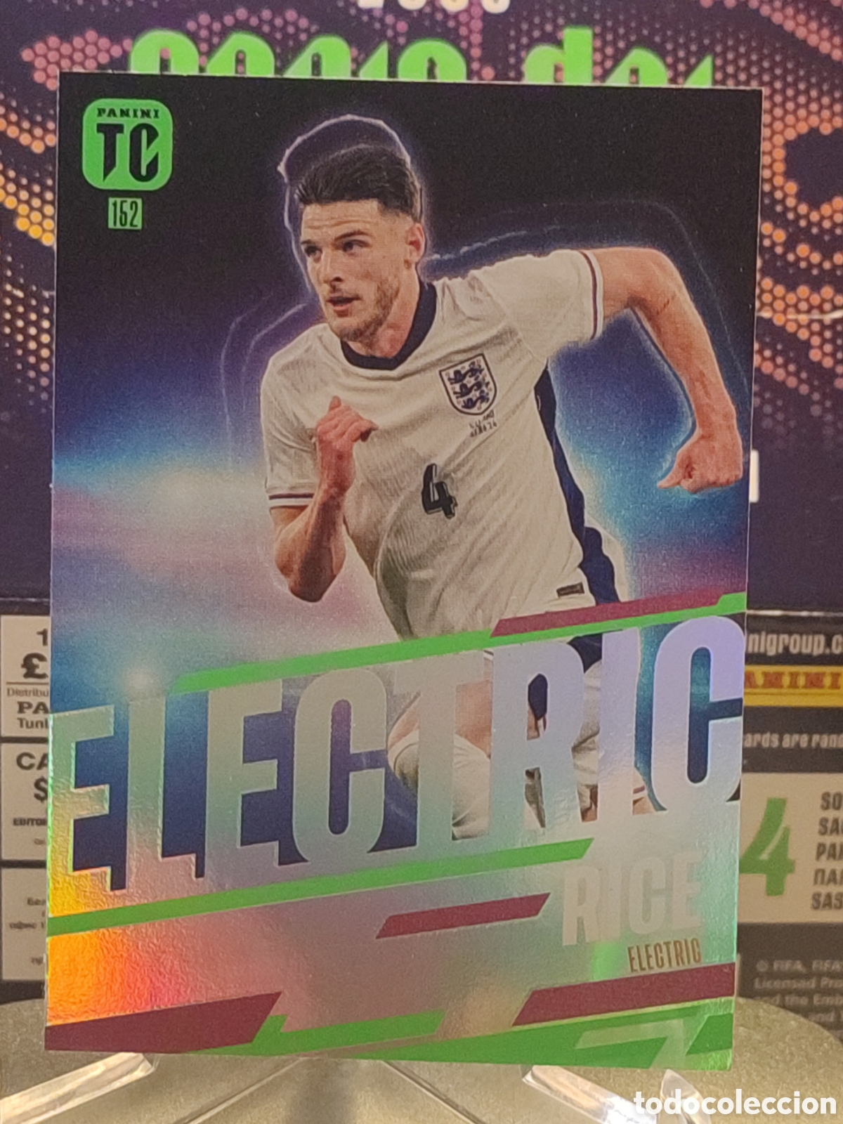 Cartes &agrave; collectionner de Football: 152 Declan Rice (England) Electric PANINI FIFA Top Class 2025