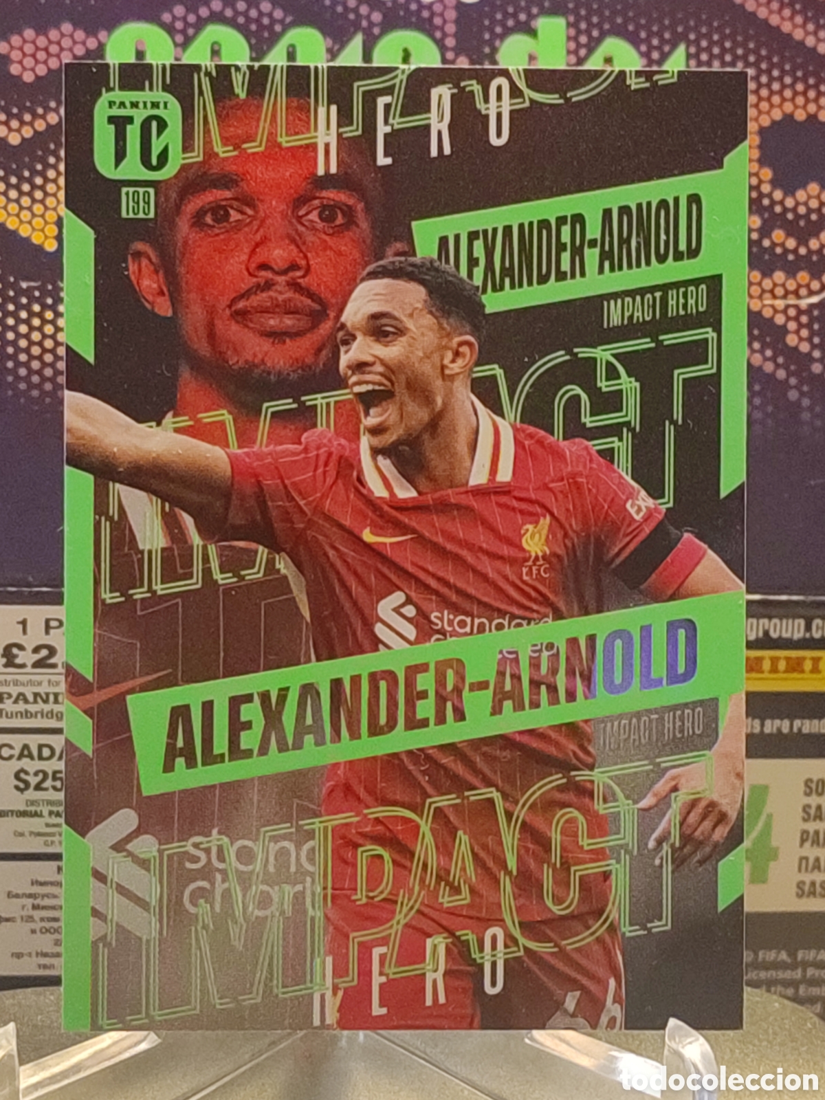Cartes &agrave; collectionner de Football: 199 Trent Alexander-Arnold (Liverpool FC) Impact Hero PANINI FIFA Top Class 2025