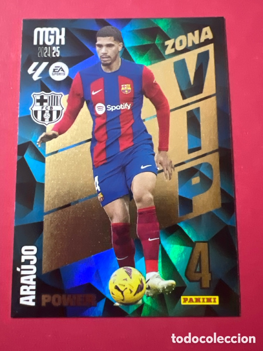 Fu&szlig;ball-Sticker: C8864. ARAUJO VIP POWER P388 P 388 BARCELONA LIGA MEGACRACKS MGK 2024 2025 24 25