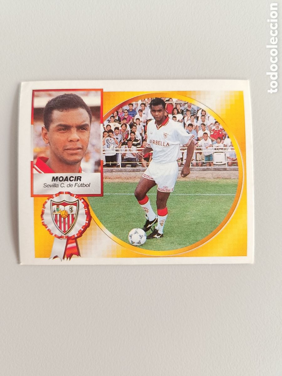 Cromos de Futebol: Moacir. Sevilla. Ediciones este 94 95. Coloca