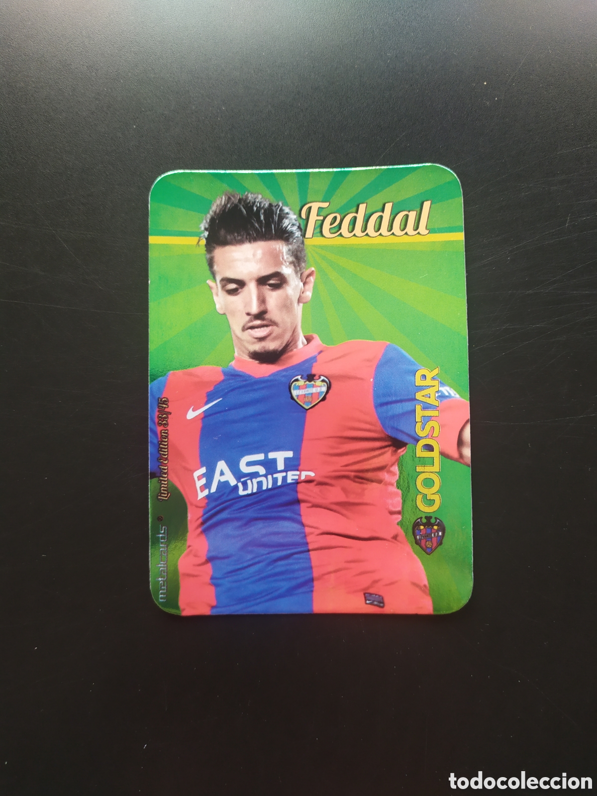 Cartes &agrave; collectionner de Football: Mundicromo fichas Liga 2015 2016 15 16 Feddal goldstar brillo liso limited edition 33/45 Levante