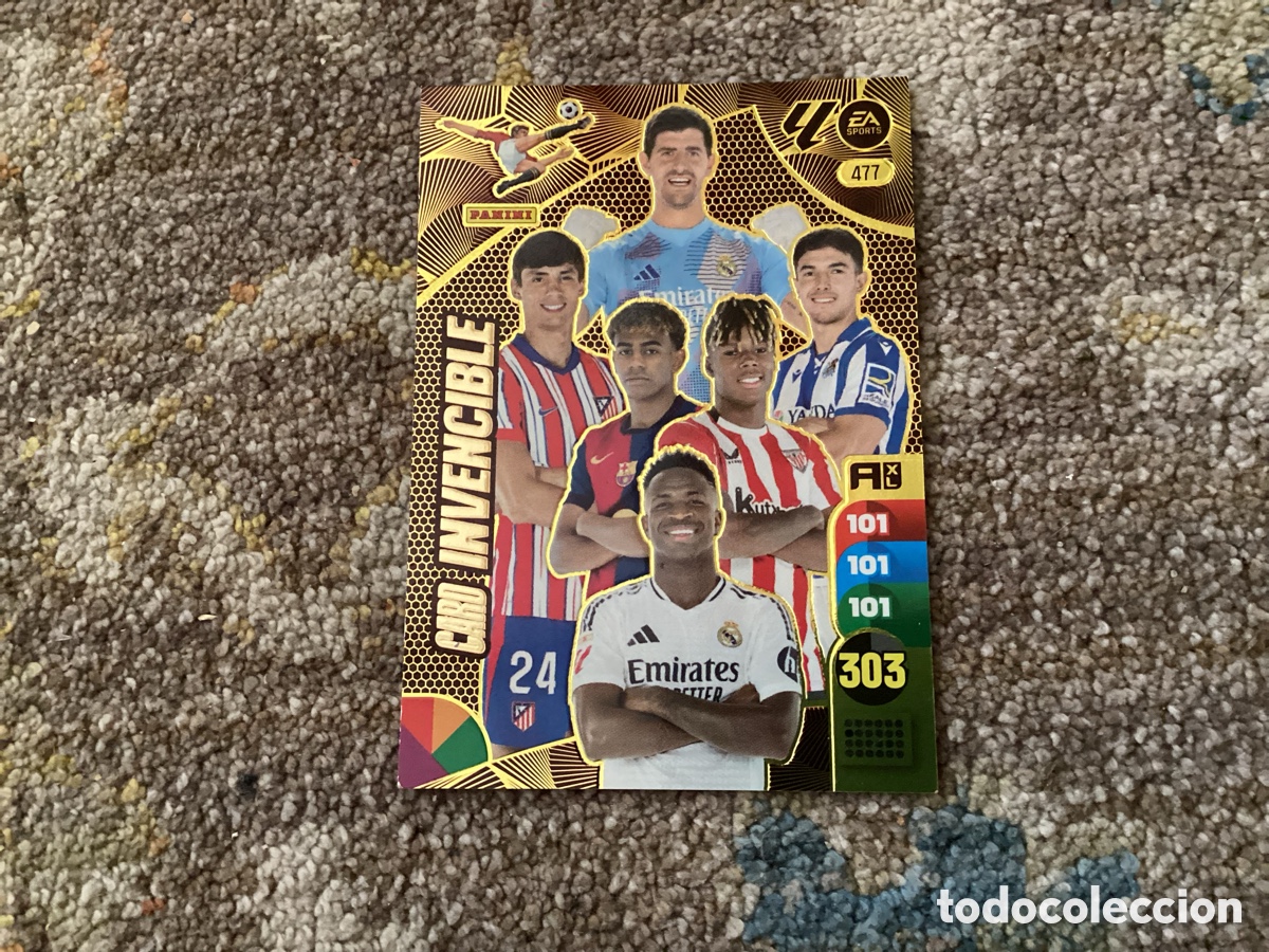 Cromos de f&uacute;tbol: Card invencible 2025 - Foto 1
