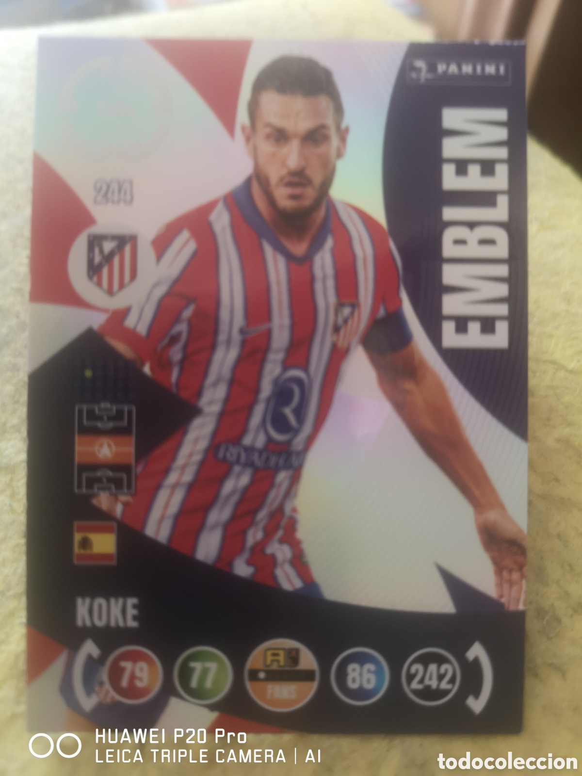 Cromos de Futebol: ADRENALYN XL 2025 - FIFA CLUB WORLD CUP - KOKE EMBLAM / ATLETICO DE MADRID 244