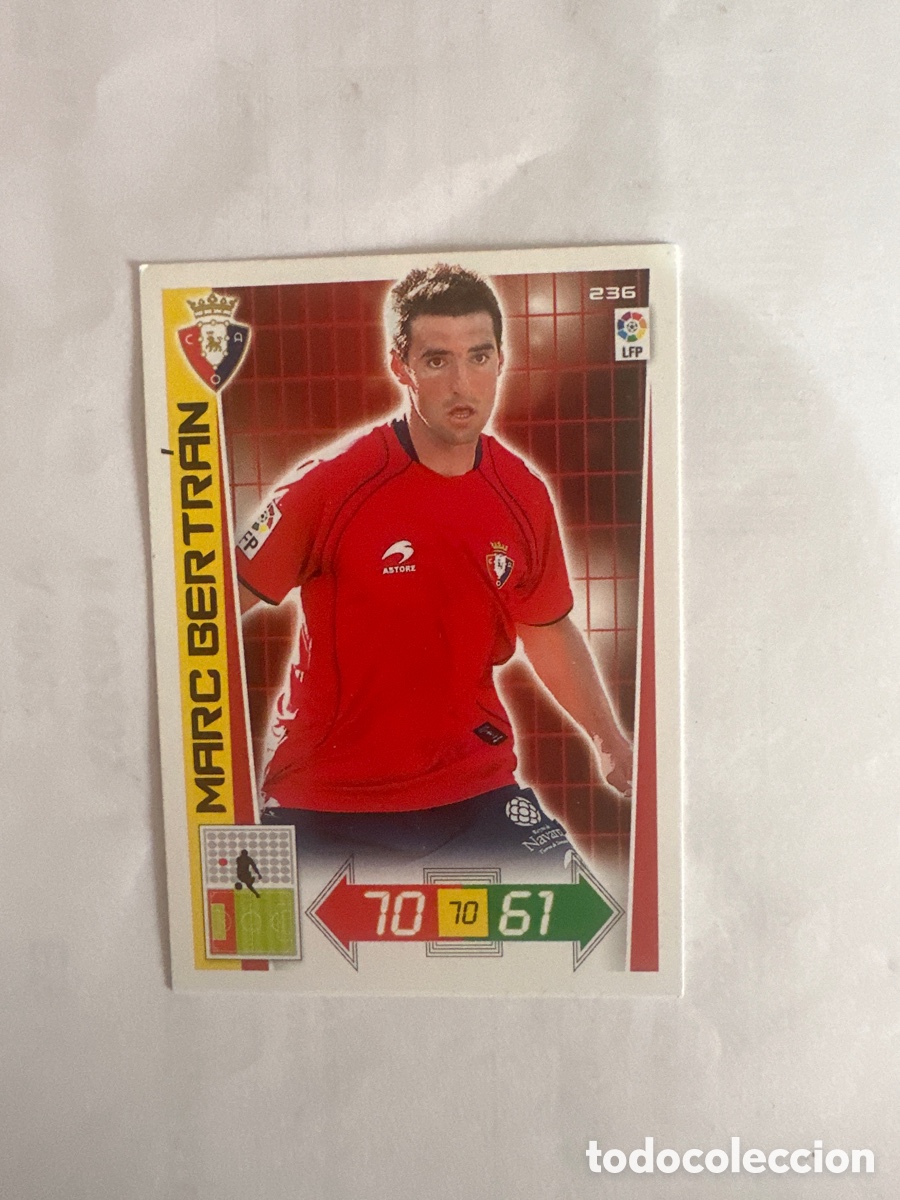 Fu&szlig;ball-Sticker: MARC BELTR&Aacute;N 236 OSASUNA ADRENALYN LA LIGA 2012 2013 12 13