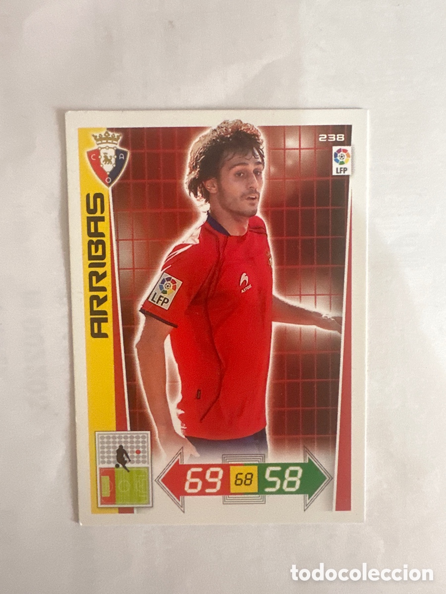 Cartes &agrave; collectionner de Football: ARRIBAS 238 OSASUNA ADRENALYN LA LIGA 2012 2013 12 13
