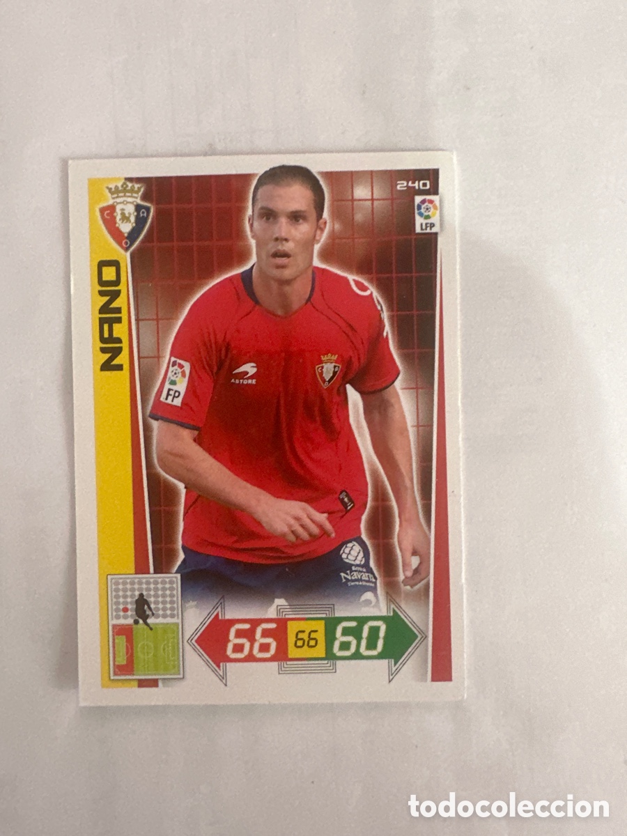 Fu&szlig;ball-Sticker: NANO 240 OSASUNA ADRENALYN LA LIGA 2012 2013 12 13