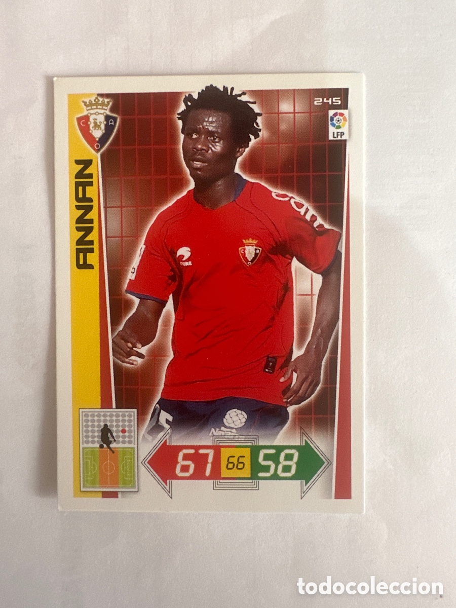 Cartes &agrave; collectionner de Football: ANNAN 245 OSASUNA ADRENALYN LA LIGA 2012 2013 12 13