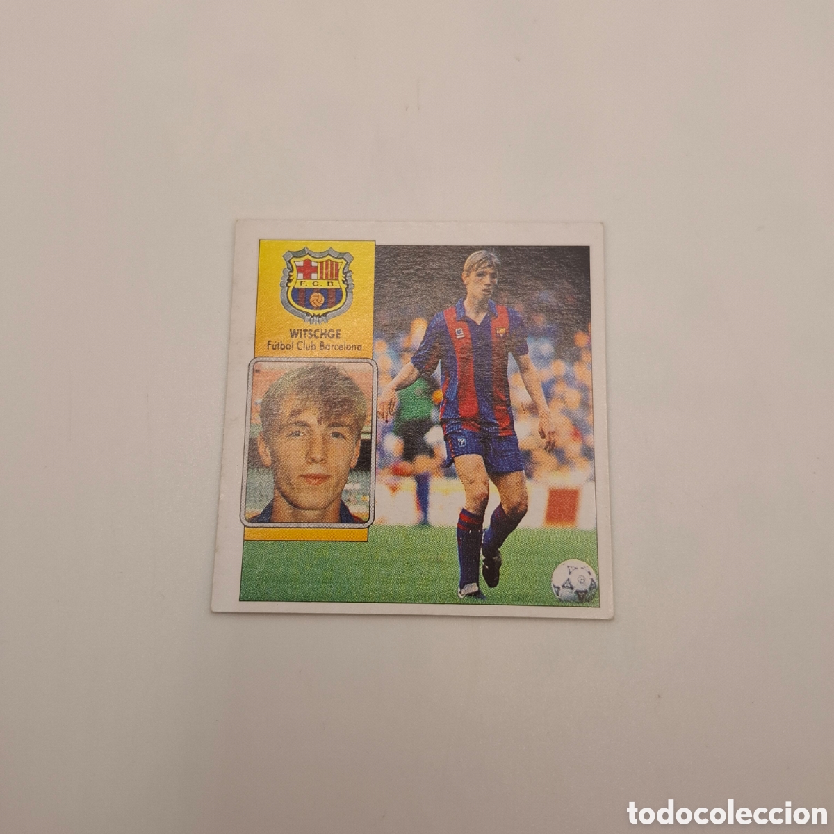 Cromos de F&uacute;tbol: 1992 1993 92 93 ESTE CROMO NUNCA PEGADO BARCELONA WITSCHGE