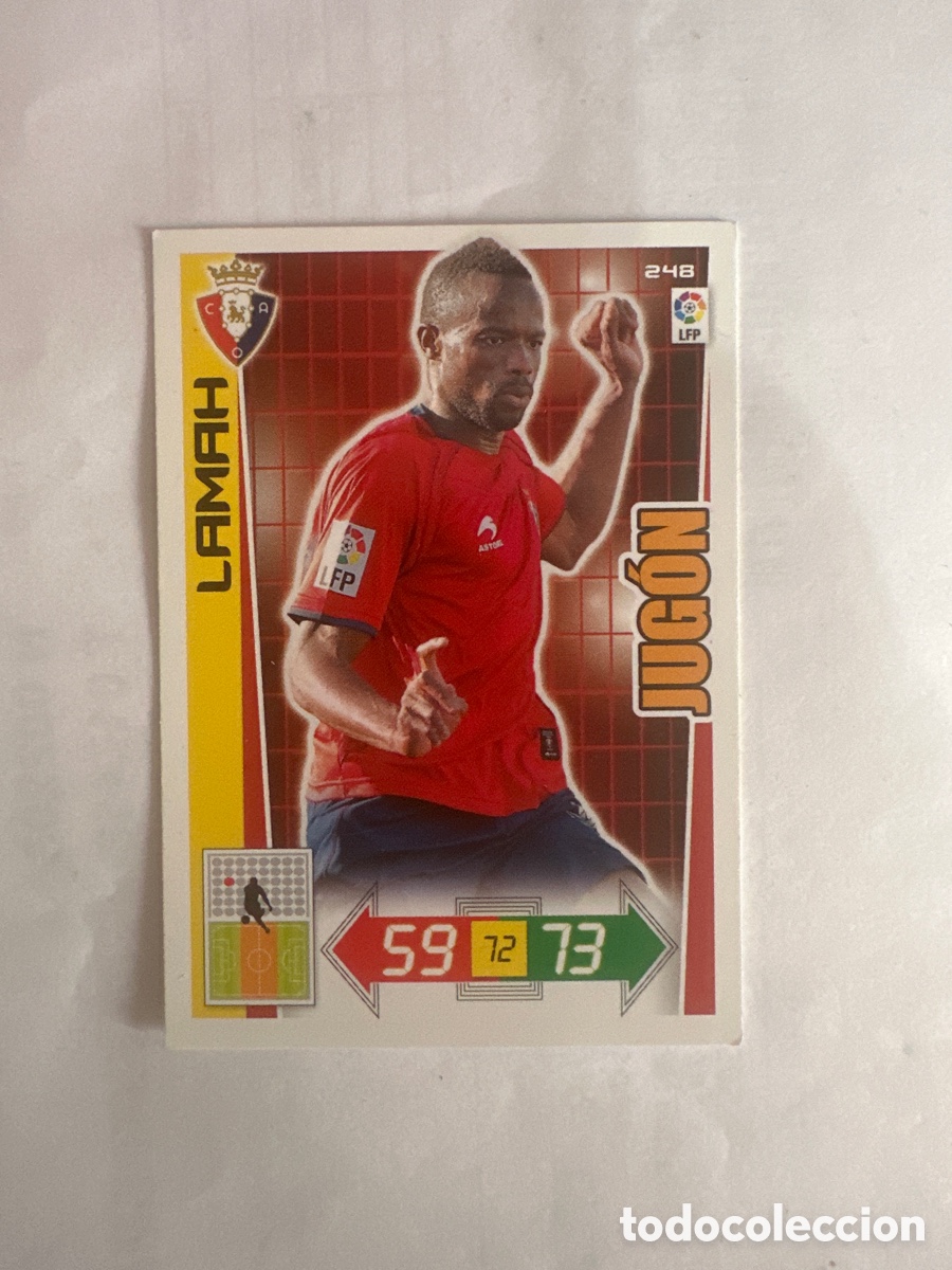 Fu&szlig;ball-Sticker: LAMAH 248 OSASUNA ADRENALYN LA LIGA 2012 2013 12 13