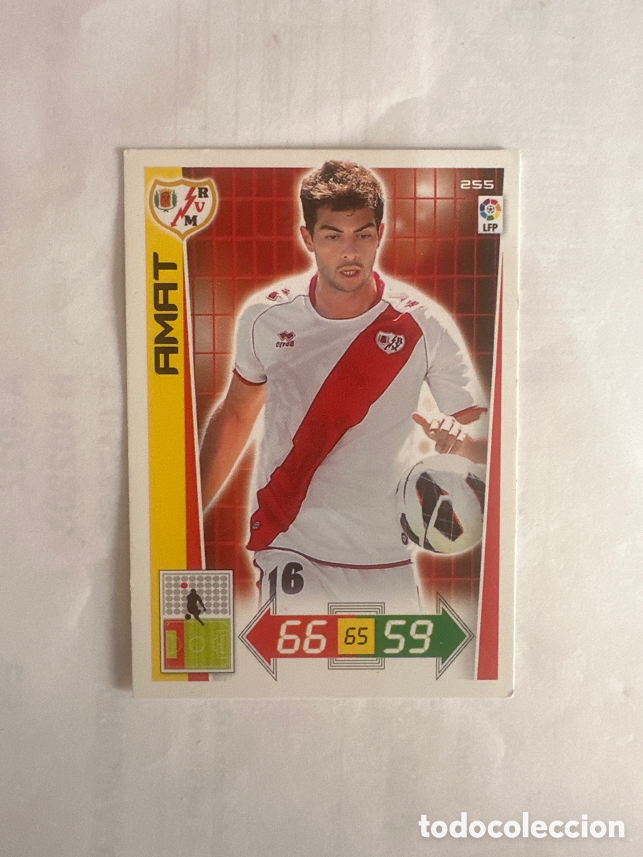 Fu&szlig;ball-Sticker: AMAT 255 RAYO VALLECANO ADRENALYN LA LIGA 2012 2013 12 13