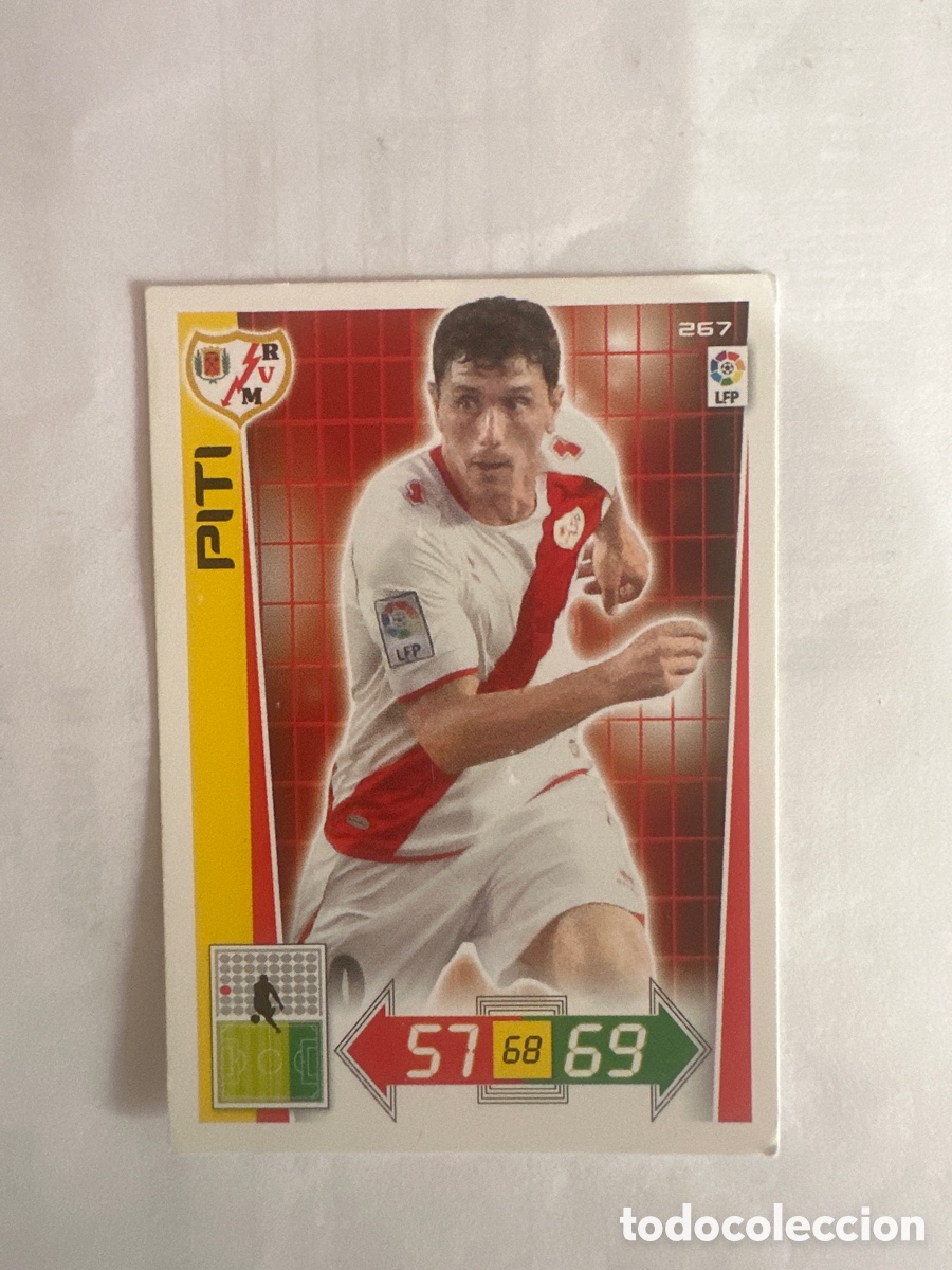 Fu&szlig;ball-Sticker: PITI 267 RAYO VALLECANO ADRENALYN LA LIGA 2012 2013 12 13