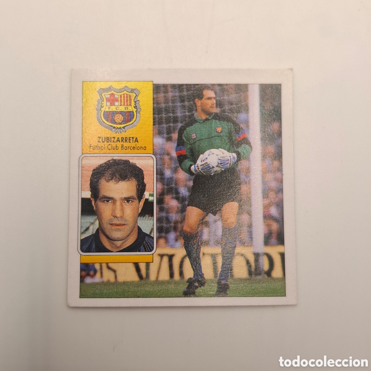 Cromos de F&uacute;tbol: 1992 1993 92 93 ESTE CROMO NUNCA PEGADO BARCELONA ZUBIZARRETA