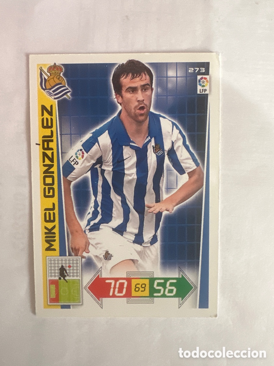 Fu&szlig;ball-Sticker: MIKEL GONZ&Aacute;LEZ 273 REAL SOCIEDAD ADRENALYN LA LIGA 2012 2013 12 13