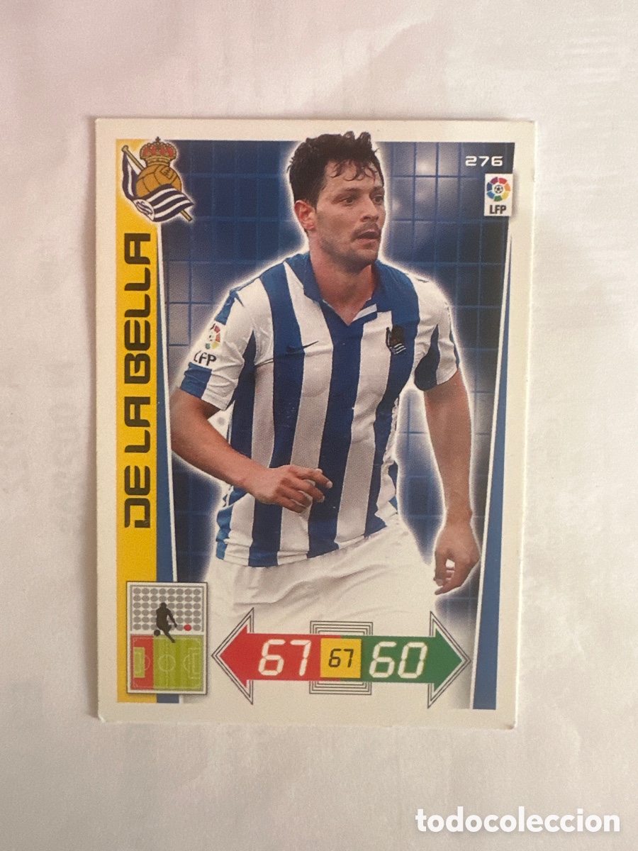 Fu&szlig;ball-Sticker: DE LA BELLA 276 REAL SOCIEDAD ADRENALYN LA LIGA 2012 2013 12 13