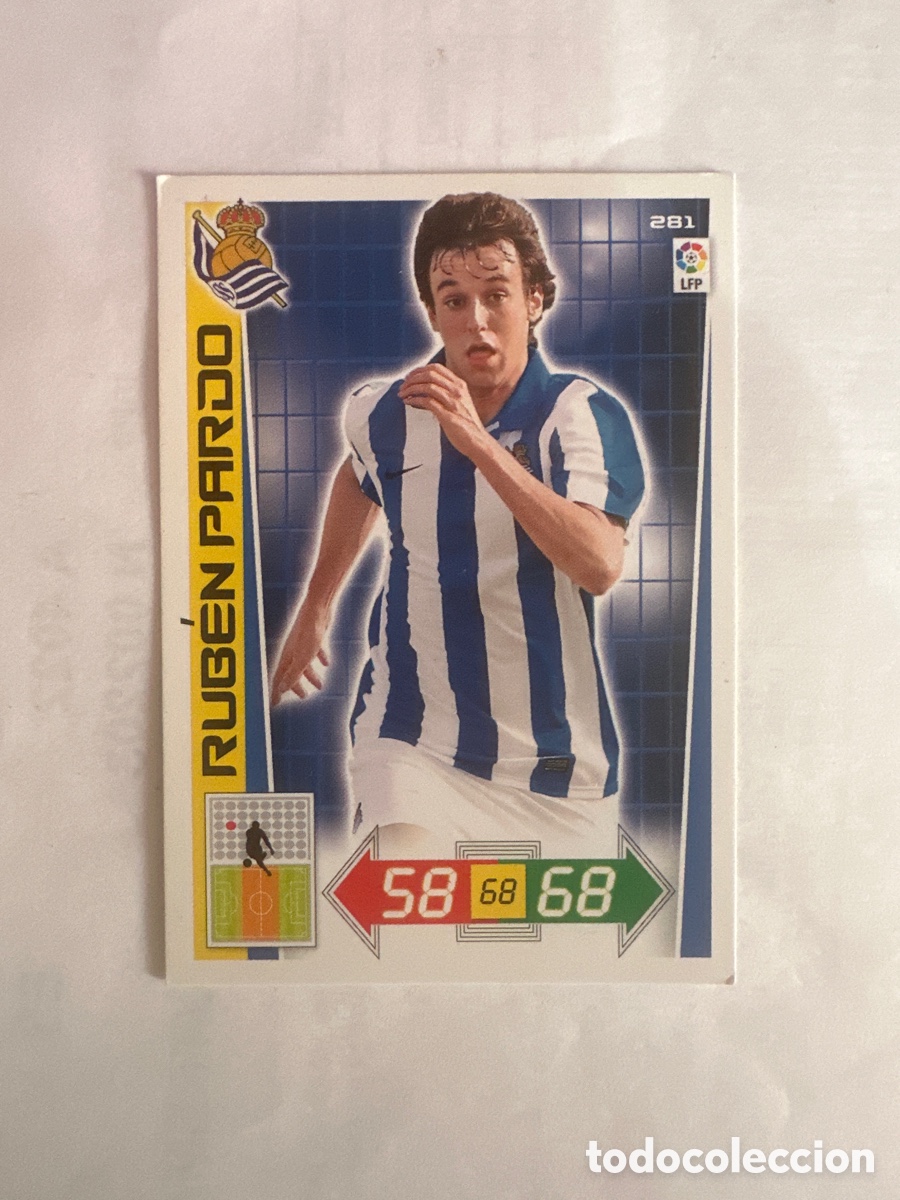 Fu&szlig;ball-Sticker: RUB&Eacute;N PARDO 281 REAL SOCIEDAD ADRENALYN LA LIGA 2012 2013 12 13