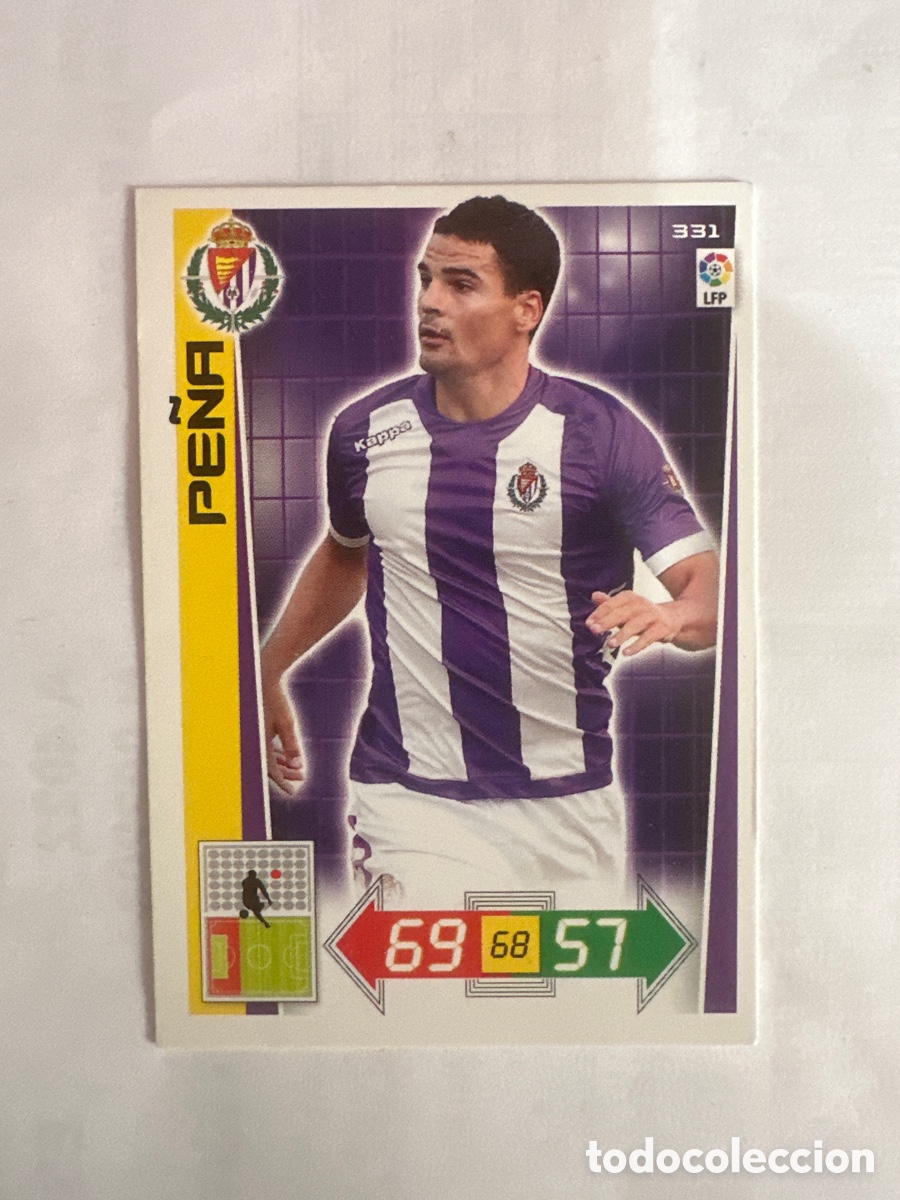 Fu&szlig;ball-Sticker: PE&Ntilde;A 331 VALLADOLID ADRENALYN LA LIGA 2012 2013 12 13