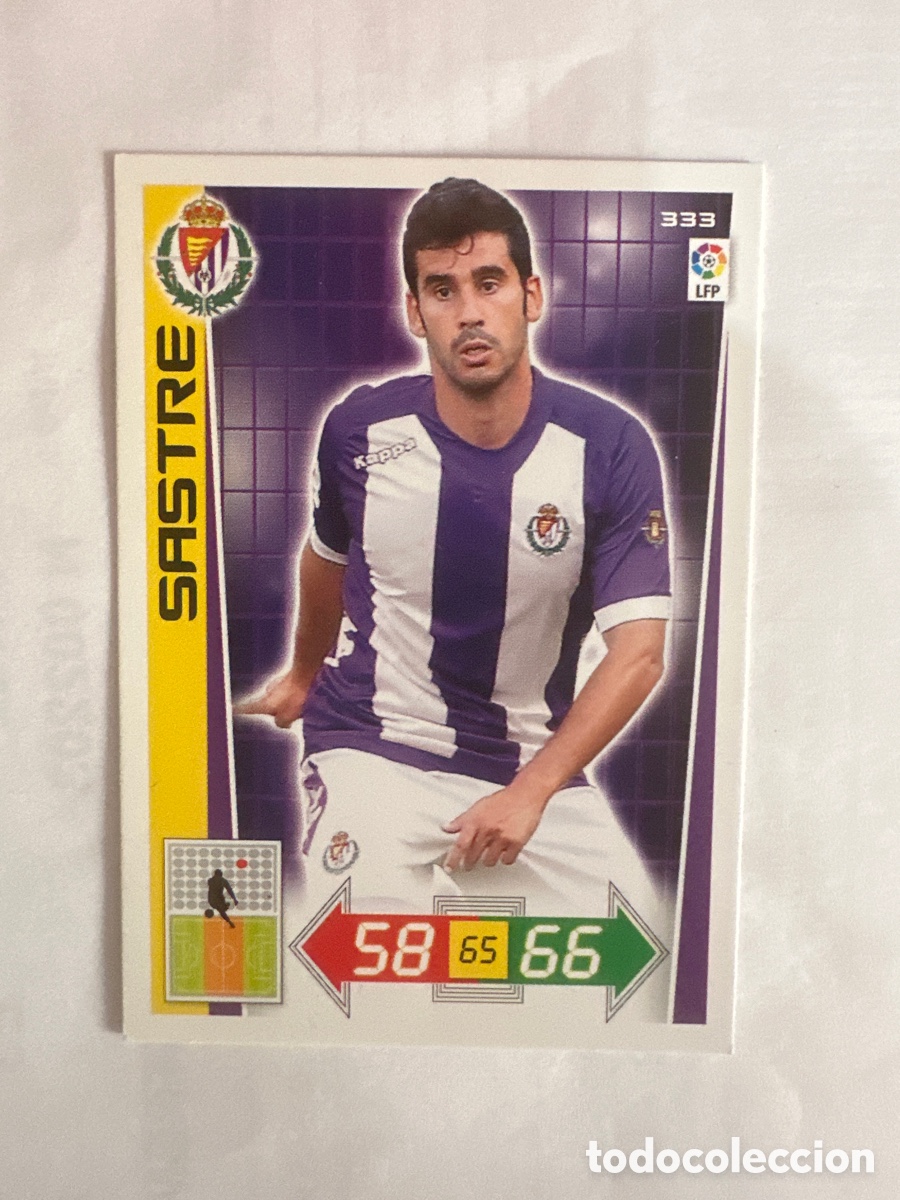 Fu&szlig;ball-Sticker: SASTRE 333 VALLADOLID ADRENALYN LA LIGA 2012 2013 12 13
