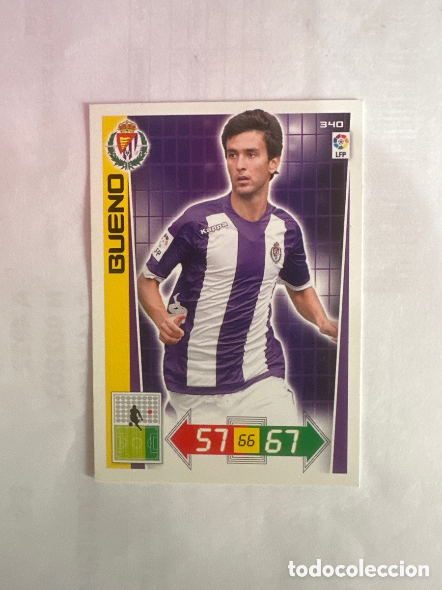 Fu&szlig;ball-Sticker: BUENO 340 VALLADOLID ADRENALYN LA LIGA 2012 2013 12 13