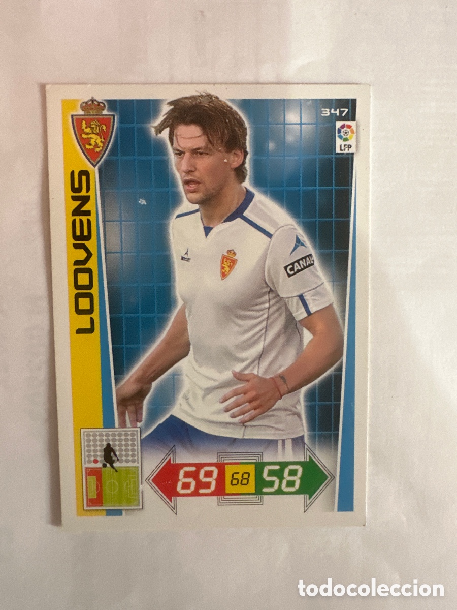 Fu&szlig;ball-Sticker: LOOVENS 347 ZARAGOZA ADRENALYN LA LIGA 2012 2013 12 13