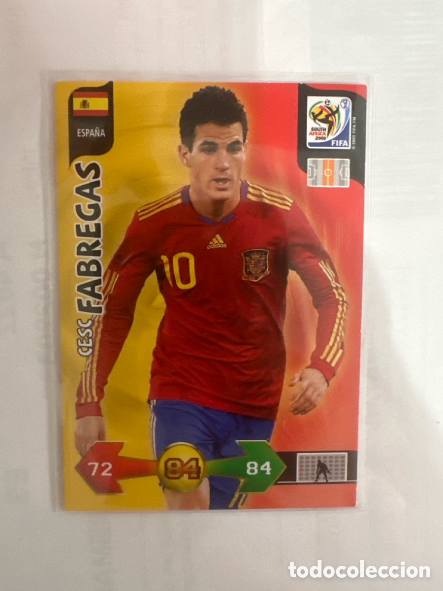 Cromos de Futebol: CESC FABREGAS ESPA&Ntilde;A ADRENALYN MUNDIAL SUD&Aacute;FRICA 2010 FIFA WORLD CUP SOUTH AFRICA